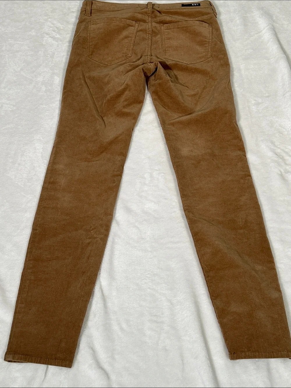 Kut from the Kloth Women's Diana Fab Ab Skinny Corduroy Pants in Light Brown